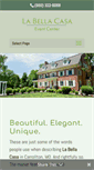 Mobile Screenshot of labellacasaeventcenter.com